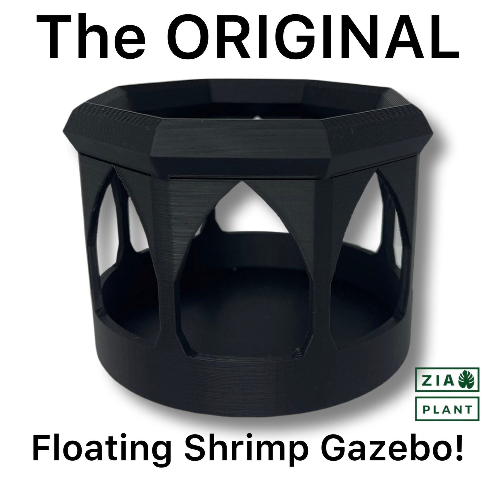 Floating Shrimp Gazebo | Easy Cleanup! | Shrimp Feeder & Hangout